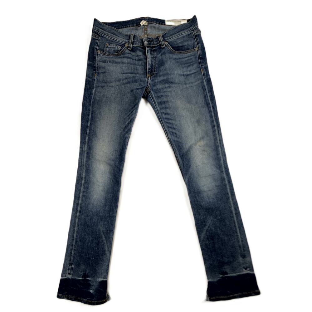 rag & bone crop jeans 27 blue denim